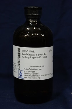 Aqua Solutions TOC STANDARD 50.0 PPM (250ML)