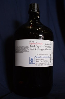 Aqua Solutions Total Organic Carbon Std. 50.0 mg/L (ppm) Certified (4L)