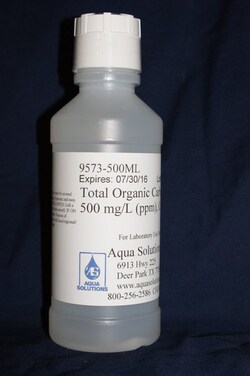 Aqua Solutions TOC STANDARD 500PPM 500ML, Quantity: Each of 1