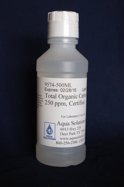 Aqua Solutions&nbsp;Total Organic Carbon Std. 250 ppm Certified (500ML)
