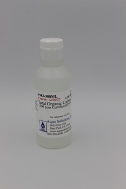 Aqua Solutions&nbsp;Total Organic Carbon Std. 1500 ppm Certified (EPA 415-1)(500ML)