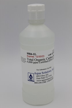 Aqua Solutions Total Organic Carbon Std. 4,000 ppm Certified (EPA 415-1)(1L),