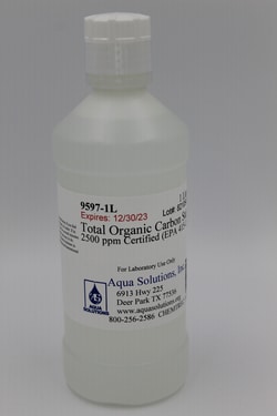 Aqua Solutions Total Organic Carbon Std. 2500 ppm Certified (EPA 415-1)(1L)