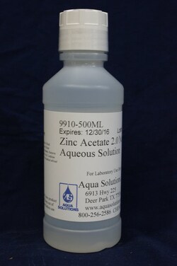 Aqua Solutions ZINC ACETATE 2 NORMAL 500ML, Quantity: Each of 1