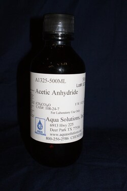 Aqua Solutions ACETIC ANHYDRIDE ACS RGT 500ML, Quantity: Each of 1