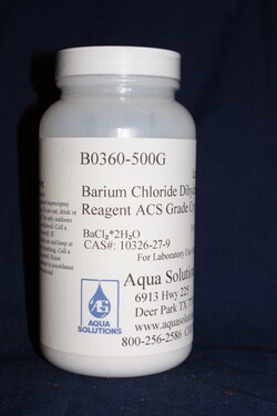Aqua Solutions&nbsp;BARIUM CHLORIDE ACS GRADE 500G