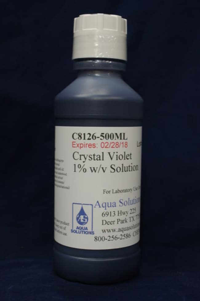 Aqua Solutions CRYSTAL VIOLET 1 W/V AQUEOUS CRYSTAL VIOLET 1 W/V