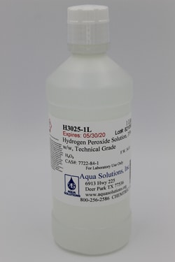 Aqua Solutions HYDROGEN PEROXIDE 3 1LITER, Quantity: Each of 1