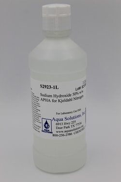 Aqua Solutions Sodium Hydroxide 50% w/w APHA for Kjeldahl Nitrogen (1L),