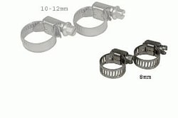 Julabo USA Inc Pair, tube clamps for 8mm ID rubber tubing, Quantity: Each