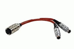 Julabo USA Inc Each, Y-adapter cable, dual Pt100 sensor to 1 Lemosa sockets,