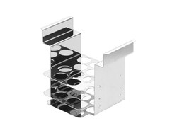 Julabo USA Inc Stainless steel test tube rack for 10 Falcon tubes, EA,