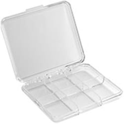 Ted Pella Inc 6-Compartment Styrene Box, Quantity: Each of 1