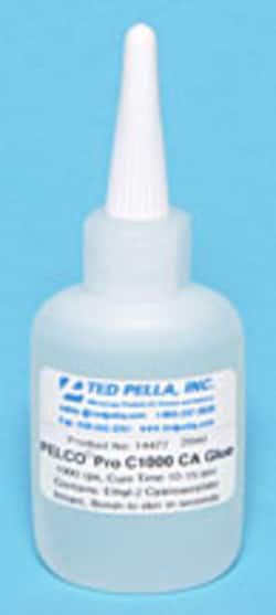Ted Pella Inc PELCO Pro C1000 Cyanoacrylate Glue, 20ml, Quantity: Each