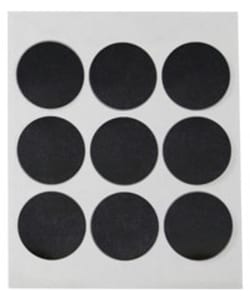 Ted Pella Inc ELCO Tabs , Carbon Conductive Tabs, 25mm OD, 54/pk, Quantity:
