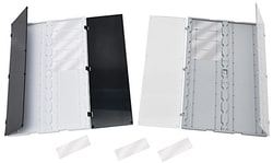 Ted Pella Inc Plastic Slide Holder Tray, with Black Plastic Hinged Covers,
