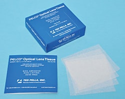 Ted Pella Inc PELCO Optical Lens Tissue, 114x127mm, booklets of 50 sheets,