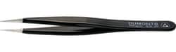 Electron Microscopy Sciences&nbsp;Dumont EDS Tweezers Style 00 SA, Epoxy Coated Antimagnetic, 115 mm OAL