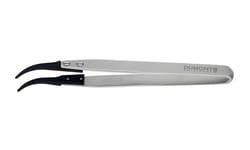 Electron Microscopy Sciences&nbsp;Dumont WA1 Tweezer Handle with Style 17B ESD Tips, 1.5 mm Tip width, 0.25 mm Tip thickness, 130 mm OAL