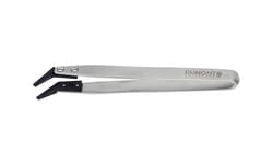Electron Microscopy Sciences&nbsp;Dumont WA1 Tweezer Handle with Style 52 ESD Tips, 2.5 mm Tip width, 0.7 mm Tip thickness, 115 mm OAL