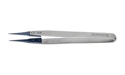Electron Microscopy Sciences&nbsp;Dumont WA1 Tweezer Handle with Style 15 STD Tips, 5.35 mm Tip width, 0.3 mm Tip thickness, 130 mm OAL