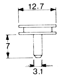 Electron Microscopy Sciences&nbsp;Standard Pin SEM Stub Slotted 1/2