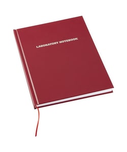 Electron Microscopy Sciences&nbsp;Laboratory Notebook Lined 200 pages, Red