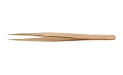 Electron Microscopy Sciences Dumont Brass Tweezers Style S5, Long, Brass,