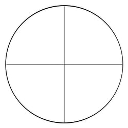 Electron Microscopy Sciences Single Cross Line Reticle RET 42, 21 mm, 9