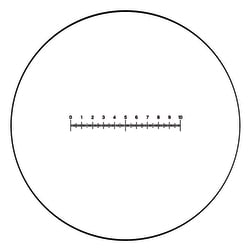 Electron Microscopy Sciences Scale Reticle RET 11, 21 mm, 5 mm Scale, 0.05