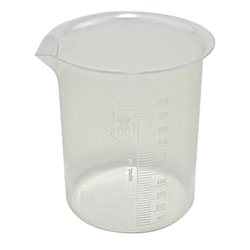 Electron Microscopy Sciences EMS Polypropylene Beaker, 1000 ml, 20 ml Subdivisions, 147 mm height, 109 mm diameter