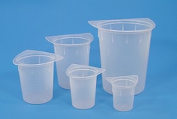 Electron Microscopy Sciences Plastic Disposable Tri-Corn Beaker, 100 ml,
