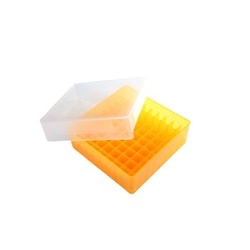Electron Microscopy Sciences Microtube 81-Well Storage Rack, Orange