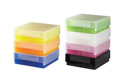Electron Microscopy Sciences Microtube 81-Well Storage Rack, Assorted Colors,