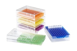 Electron Microscopy Sciences&nbsp;Low Temp 96-well PCR Storage Rack, Assorted
