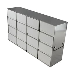 Electron Microscopy Sciences Electropolished Stainless Steel Freezer Rack 4x4, Holds 16 3