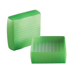 Electron Microscopy Sciences True North Freezer Box for 1.5/0.2 ml tubes, Green, 81 Wells