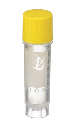 Electron Microscopy Sciences CryoELITE Cryogenic Vials, Yellow, 2 mL Volume