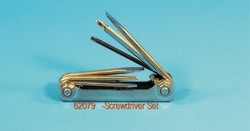 Electron Microscopy Sciences 6-in-1 fold up screwdriver set, Quantity: