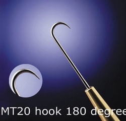 Electron Microscopy Sciences&nbsp;Micro-Tool Micro Hook 180 degree , 0.50 mm, Tip 20