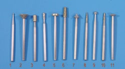 Electron Microscopy Sciences Flexible Shaft Machine Diamond Points Inverted Wide Cone, 8.3 mm Tip, 083 I.S.O.