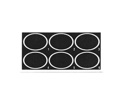 Electron Microscopy Sciences Macro/Latex Agglutination Slides 6, White Oval; 17.4 X26 mm