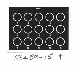 Electron Microscopy Sciences&nbsp;Macro/Latex Agglutination Slides 15 Ring White, 15 mm