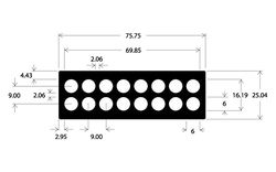 Electron Microscopy Sciences ProPlate MicroArray Slide Slide Module 16