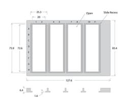 Electron Microscopy Sciences Flexwell 4 Slide Tray, Quantity: Each of 1