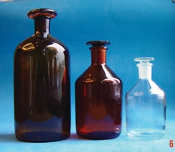 Electron Microscopy Sciences Stoppered Bottle Clear Borosilicate, 250 ml,