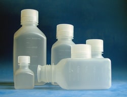 Electron Microscopy Sciences Polypropylene Square Bottles 2 oz, 20 mm cap