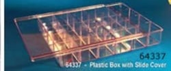 Electron Microscopy Sciences Partitioned Box with Slide Cover, Quantity: