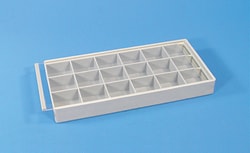 Electron Microscopy Sciences 18-Compartment Tray with Sliding Lid, Quantity: