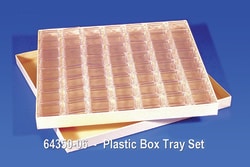 Electron Microscopy Sciences Fiberboard Tray Set With Plastic Boxes, 56 Box Set